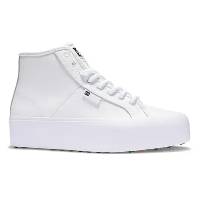 Sapatilhas de Mulher DC SHOES MANUAL HI WNT WHITE-WHITE WW0