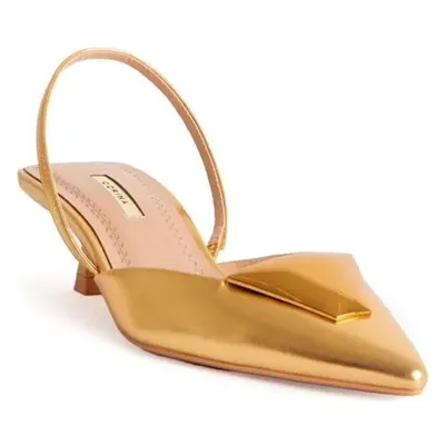 Sandálias de Mulher CORINA ZAPATO SALON MUJER CHAPA VARIOS M3210 ORO