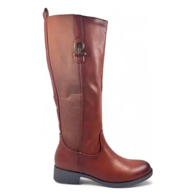 Botas de Mulher TIMBOS BOTA DE MUJER CUERO 129026 MARRóN