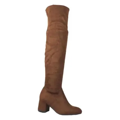 Botas de Mulher TIMBOS BOTA TACON BAJO DE MUJER CAMEL 124213 MARRóN