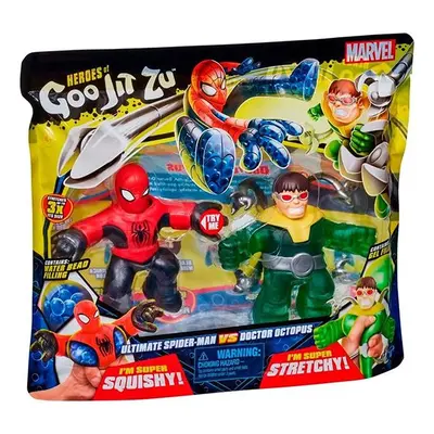 Goo Jit Zu Pack 2 Figuras: Spiderman vs Doctor Octopus