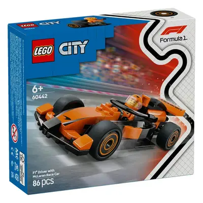 Lego City 60442 - Piloto de F1 com carro McLaren