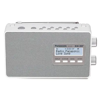 Radio Digital - Panasonic RF-D10, DAB+, Blanco