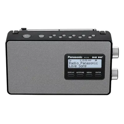 Radio Digital - Panasonic RF-D10E, DAB+, Negro