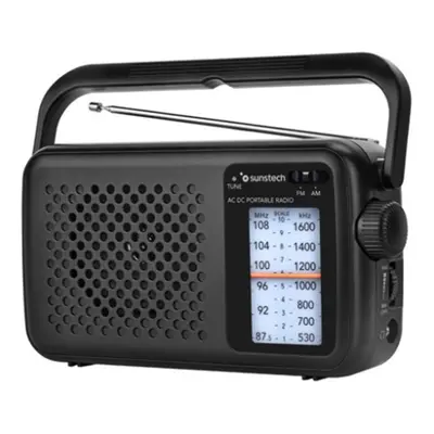 Radio - Sunstech RPS760, Negro, Analógica