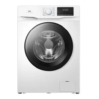 Lavadora Libre Instalación - TCL FF0814WA0ES, 8 kg, 1400 rpm, Vapor, Blanco