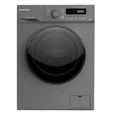 Lavadora Libre Instalación - Aspes AL7400DIDVBX, 7 kg, 1400 rpm, Vapor, Look Inox