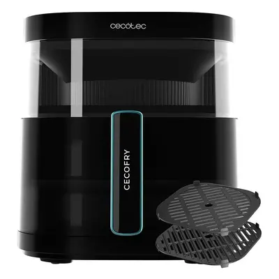 Freidora Sin Aceite - Cecotec Cecofry DuoHeat 6000, 6 Litros, Ventana Air Fryer, Negra