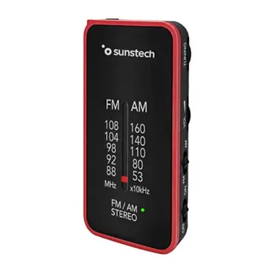 Radio Bolsillo - Sunstech RPC6, Rojo