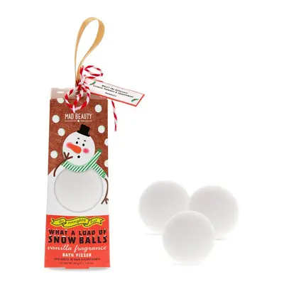 Set de Bombas de Baño - Snow Balls Fizzer Trio - The Naughty List - Mad Beauty