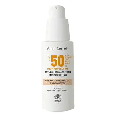 Protetor solar facial com cor SPF50: Sand 50 ml - Alma Secret