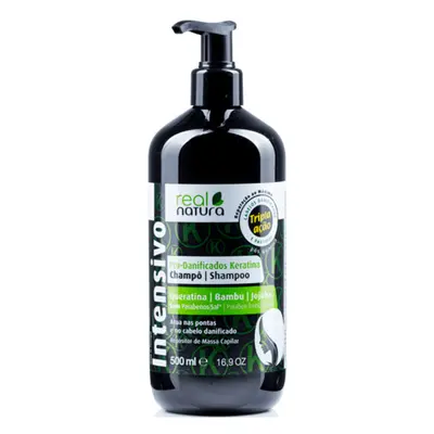 Real Natura - Shampoo Sem Sal Pro-Danificados Keratina 500ml