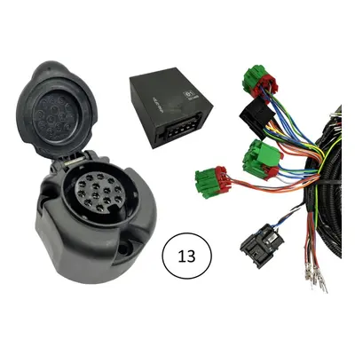 Kit eléctrico para engate de reboque brink 743084