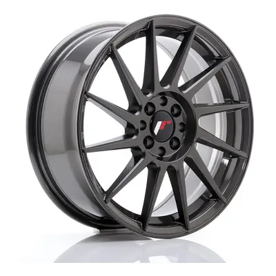 Jante de alumínio japan racing jr22 7.5x18 5x112 et40 cinzento