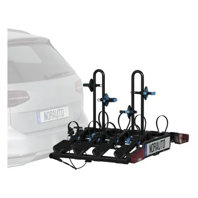 Transportador de bicicleta de cavalete de plataforma norauto deck 200-4 para 4