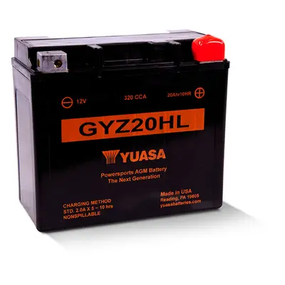 Bateria de moto yuasa gyz20hl