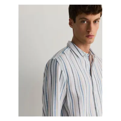 Reserved - Camisa de algodón regular fit - multicolor