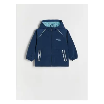 Reserved - Chaqueta impermeable con capucha - steel blue