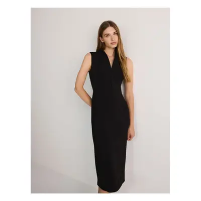 Reserved - Vestido midi - negro