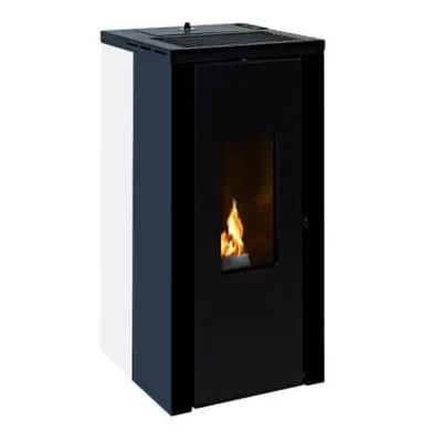 Salamandra a pellet fireplus pro 10 kw branca